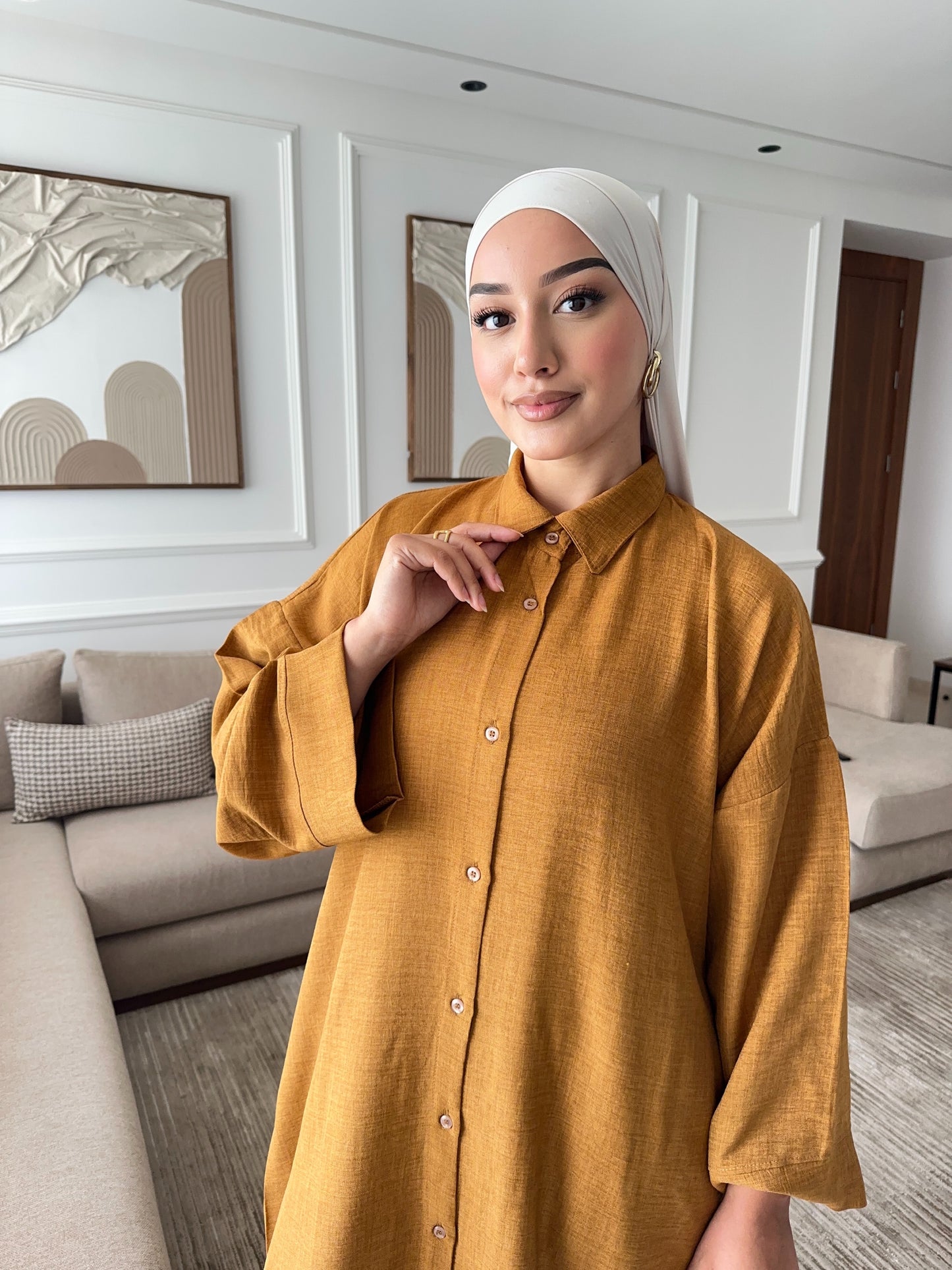 « Robe-Chemise Zéphyr » – Collection Joudia