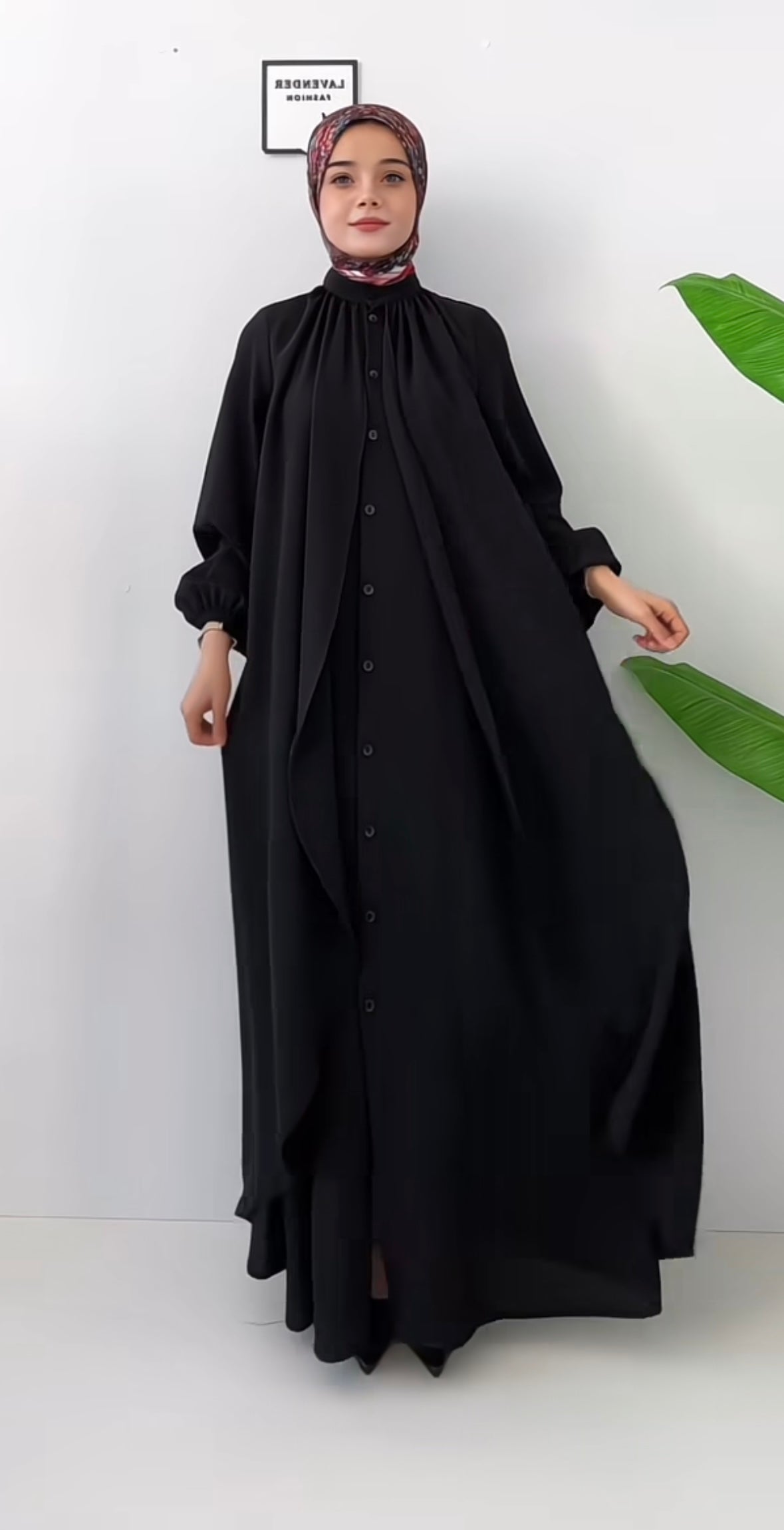 ✨ Abaya en Crêpe Coréen – Joudia Design ✨
