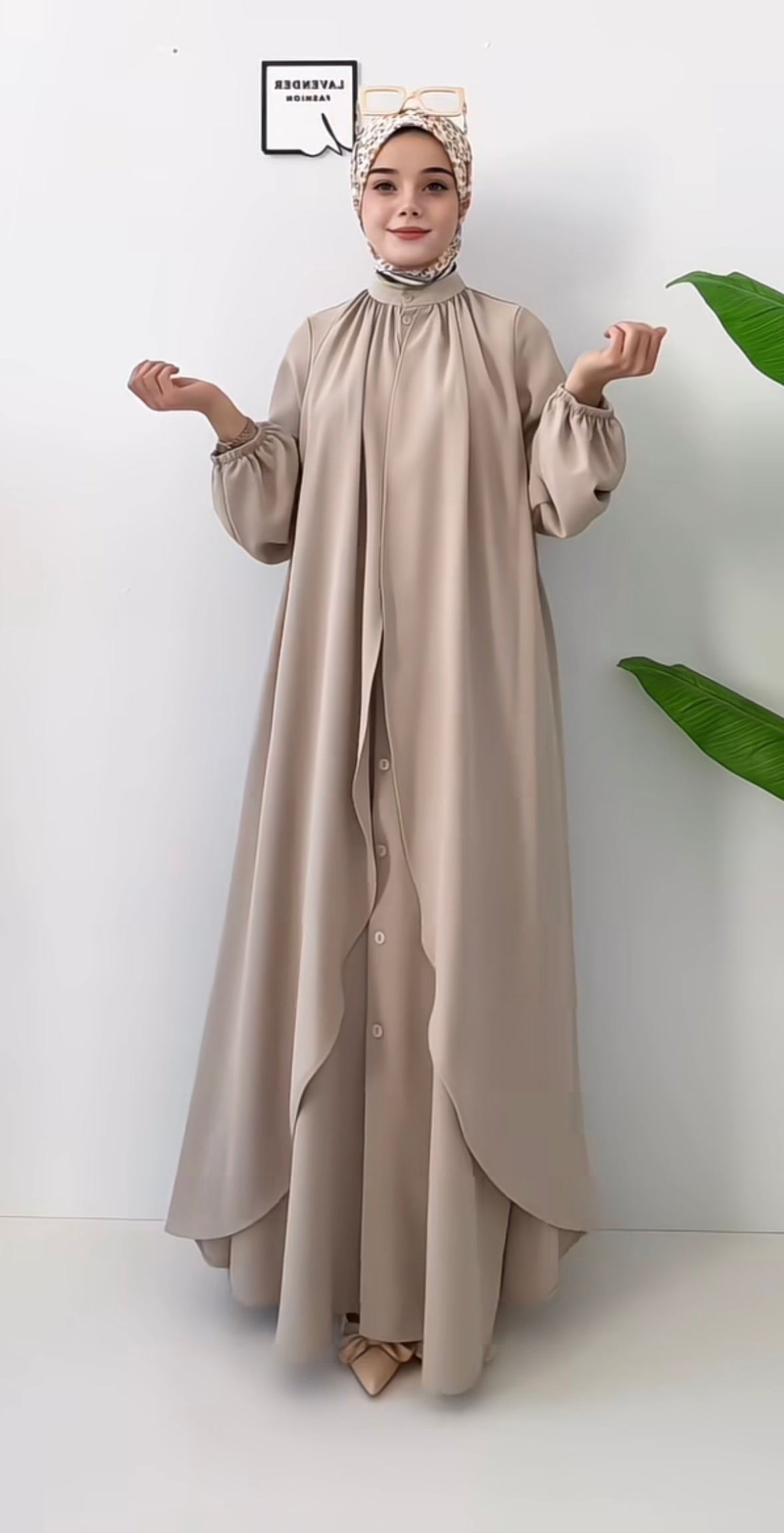✨ Abaya en Crêpe Coréen – Joudia Design ✨