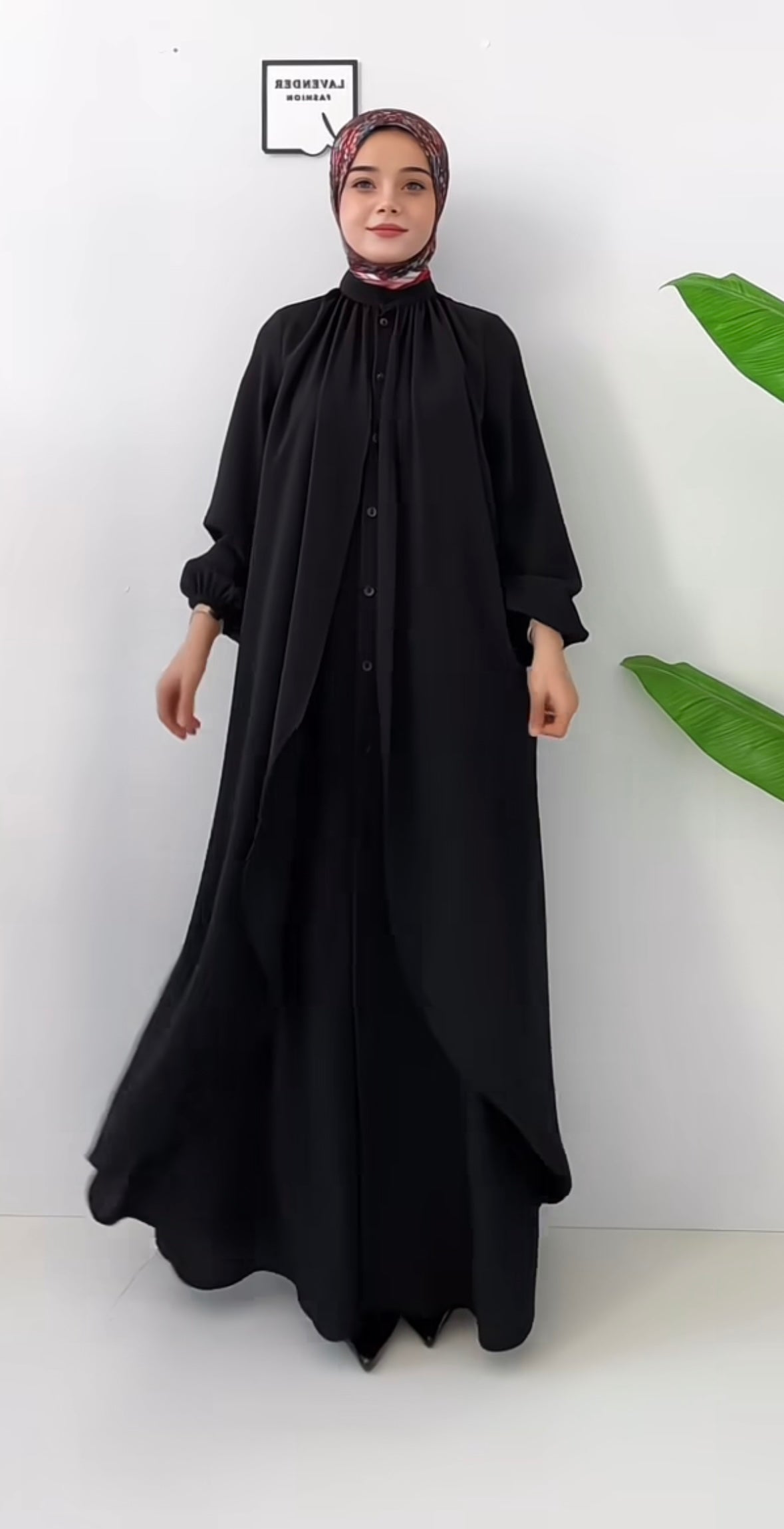 ✨ Abaya en Crêpe Coréen – Joudia Design ✨