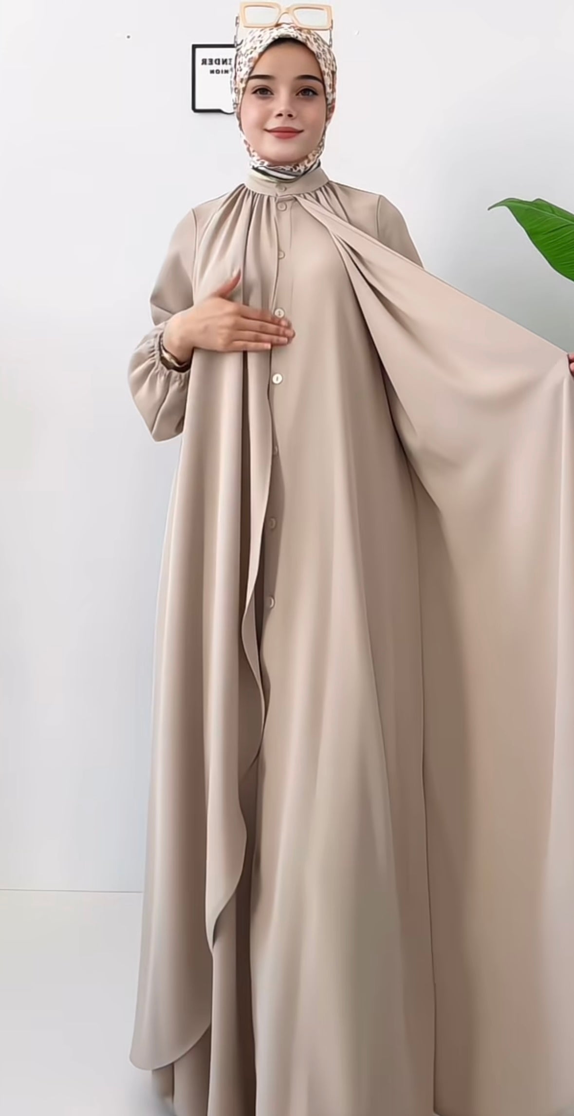 ✨ Abaya en Crêpe Coréen – Joudia Design ✨