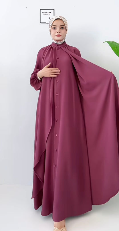 ✨ Abaya en Crêpe Coréen – Joudia Design ✨