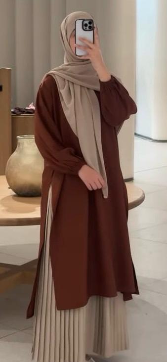 Ensemble Élégant et Modeste (3 Coloris Disponibles)