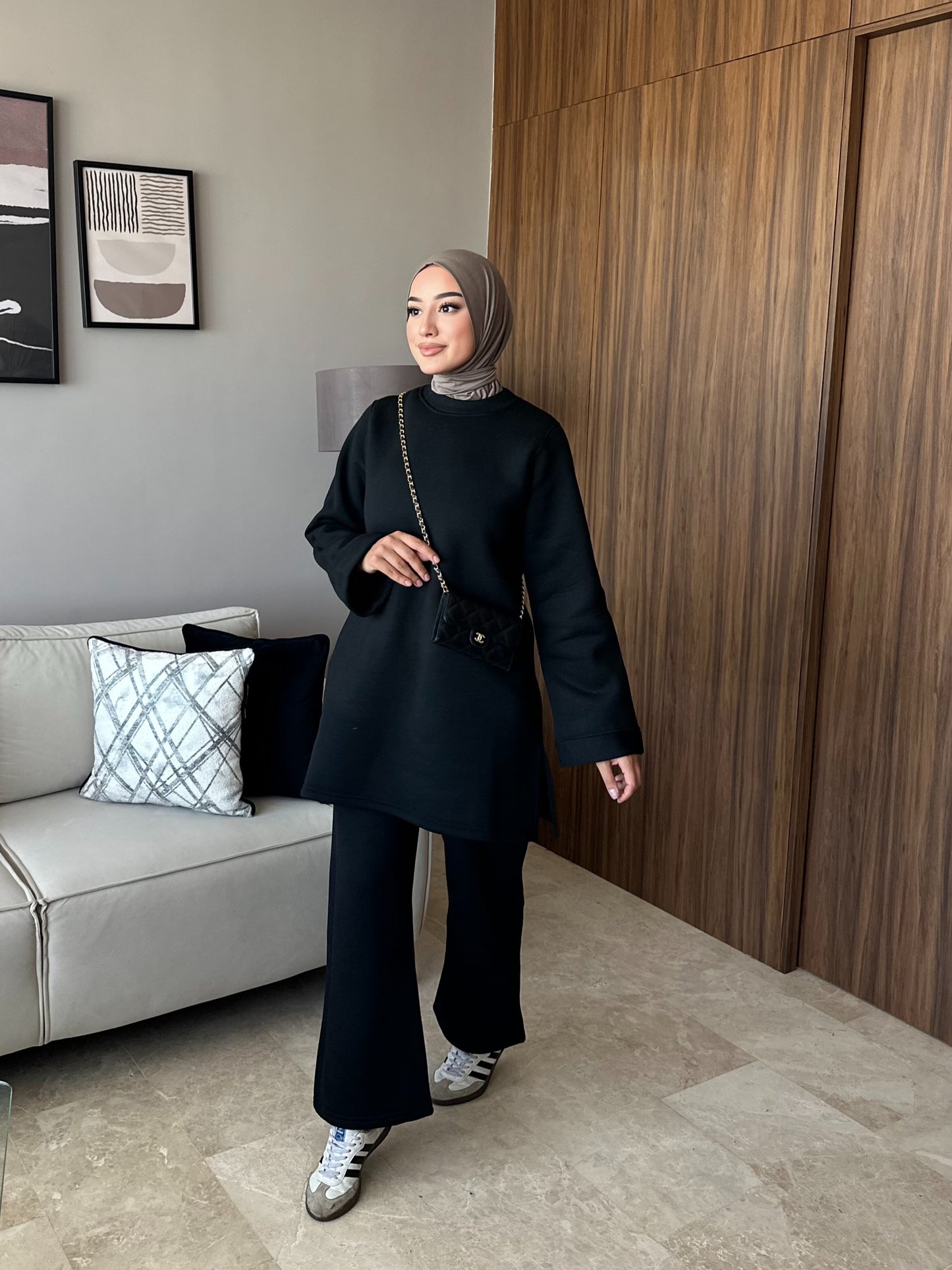 Ensemble Oversize Casual Luxe